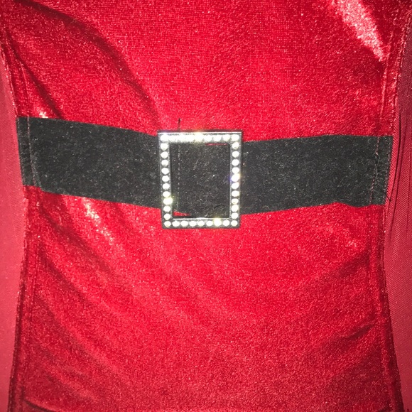 NWOT SEXY Mrs Claus Santa Christmas Helper Lingerie Piece 4 Garters - Picture 3 of 4